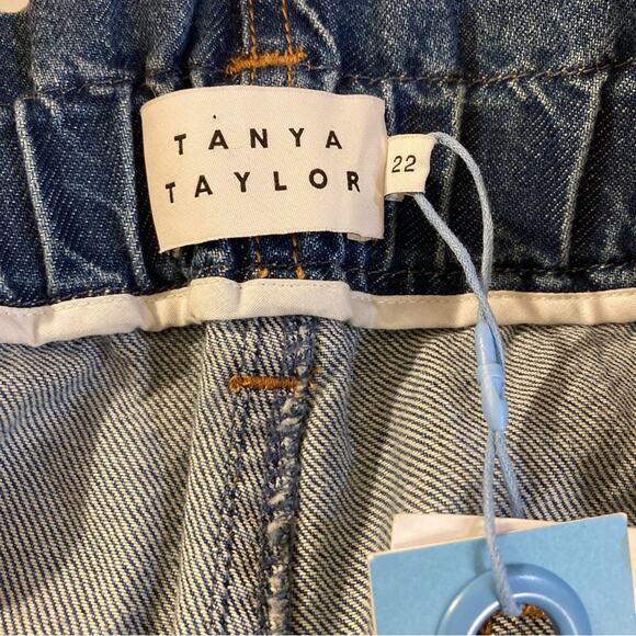 NWT Womens Plus Size 22 Tanya Taylor Designs Summer Pant Wide Leg Jeans - Picture 8 of 9